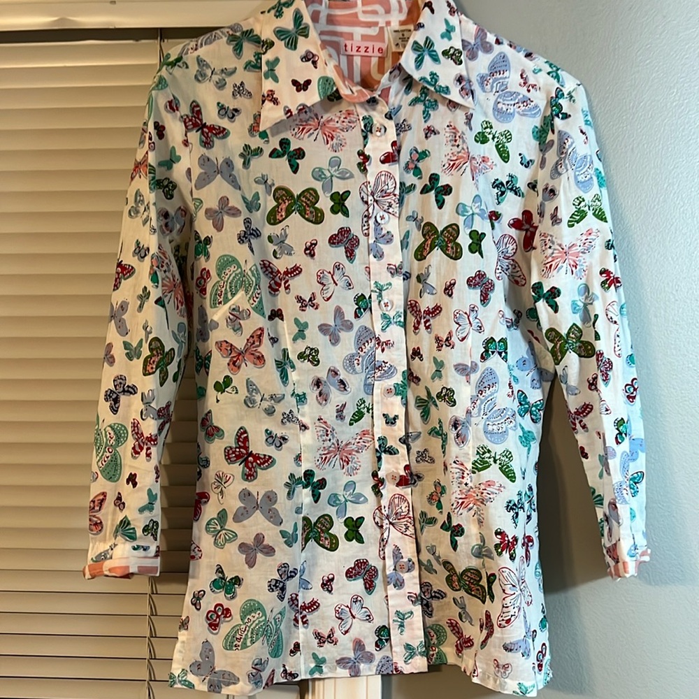 Tizzie Cotton Butterfly Blouse